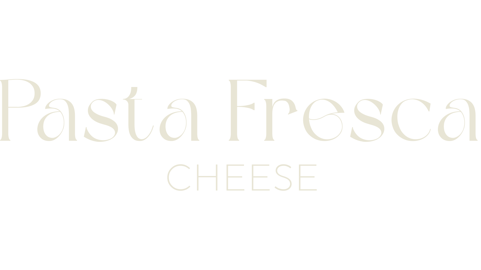 Pasta Fresca Cheese Pasta